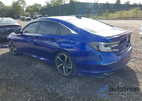 2021 Honda Accord Sport 2.0T z USA, uszkodzony, nr VIN 1HGCV2F37MA019223